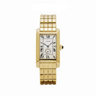 Cartier Tank Américaine W26001C9 'Ladies' Yellow Gold Ivory Dial Quartz (Vintage 1980s) - View 13