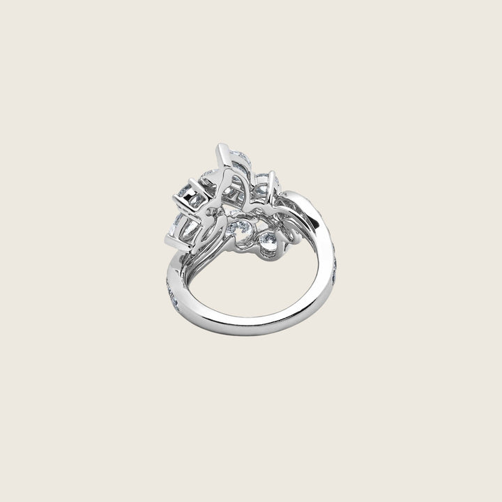 De Beers 'Adonis Rose' Cluster Ring - View 2