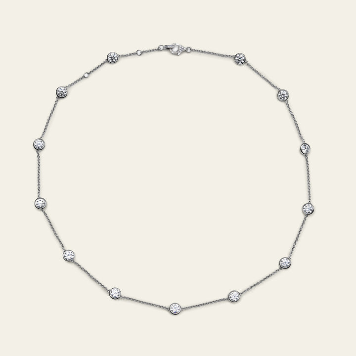 Diamonds by the Yard White Gold Necklace - View 4