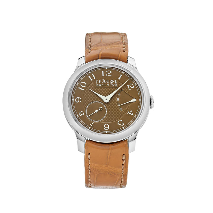 F.P.Journe Chronomètre Souverain Platinum 'Havana' Brown Dial - View 13