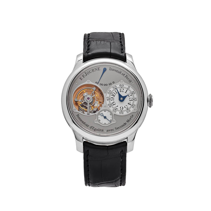 F.P.Journe Tourbillon Souverain Platinum Guilloché Silver Dial - View 13