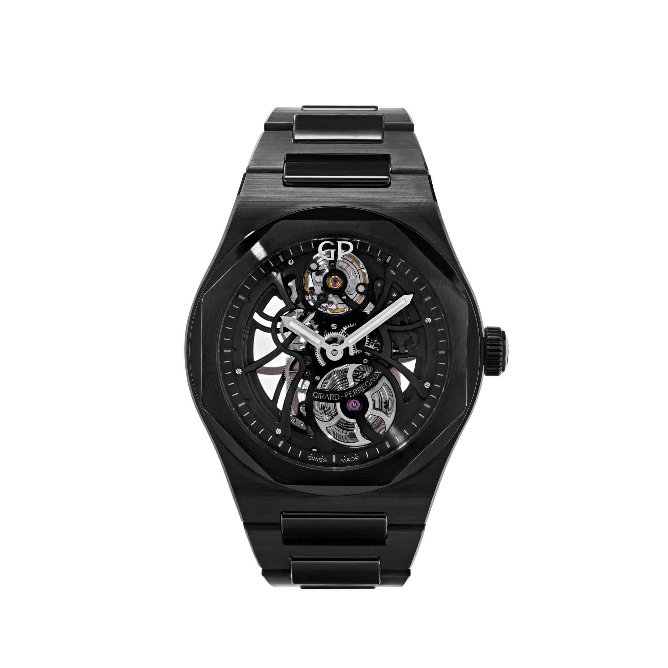 Girard Perregaux Laureato Skeleton Black Ceramic 81015-32-001-32A - View 4