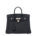 Hermès Birkin 25 Togo Bleu Nuit Palladium Hardware