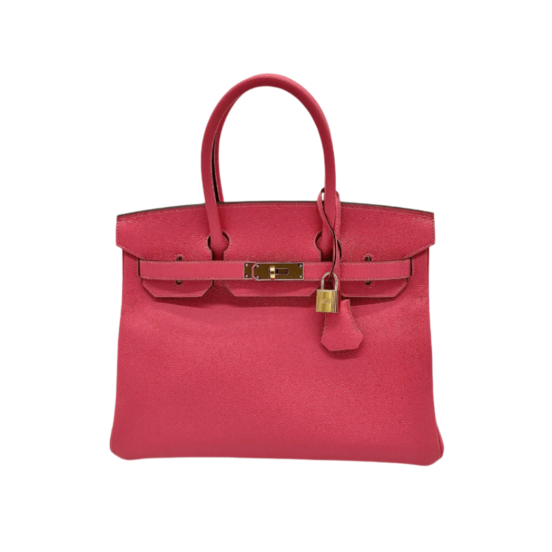 Hermès Birkin 30 Epsom Rose Azalee Gold Hardware - View 8