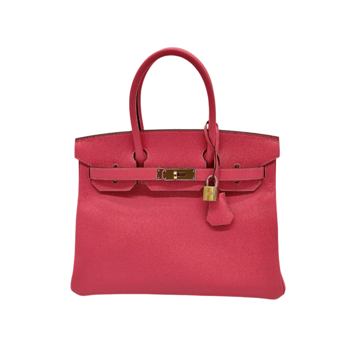 Hermès Birkin 30 Epsom Rose Azalee Gold Hardware - View 8