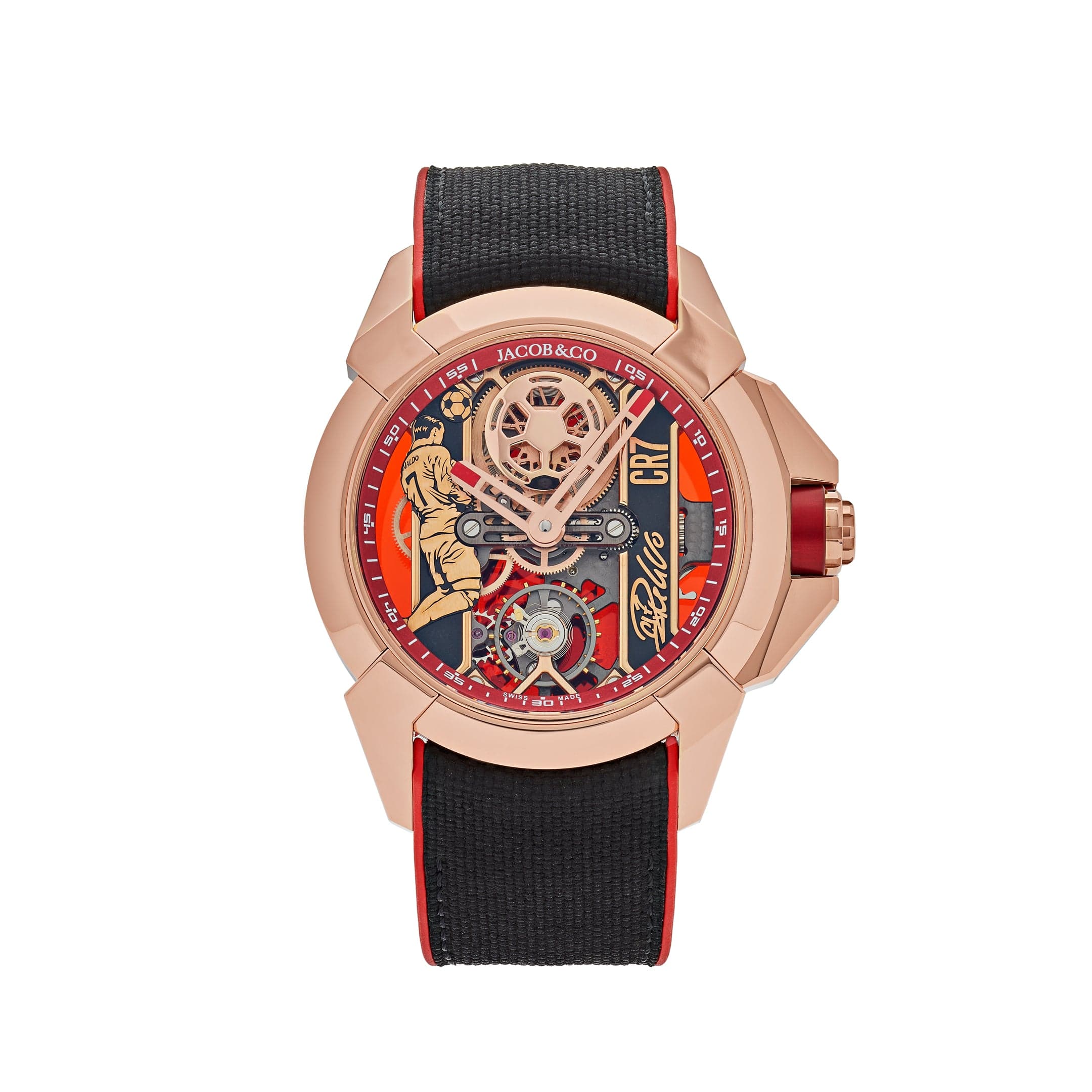 Jacob & Co. V2 CR7 Epic X Collection EX120.43.AE.AA.A Flight of CR7 Rose Gold Limited Edition (2024) - View 13