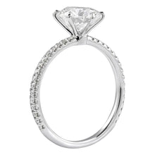 Round Cut Diamond Pave Band