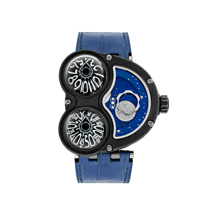 MB&F MoonMachine Black Titanium Dark Blue Sky 34.BTL.B Limited Edition - View 10