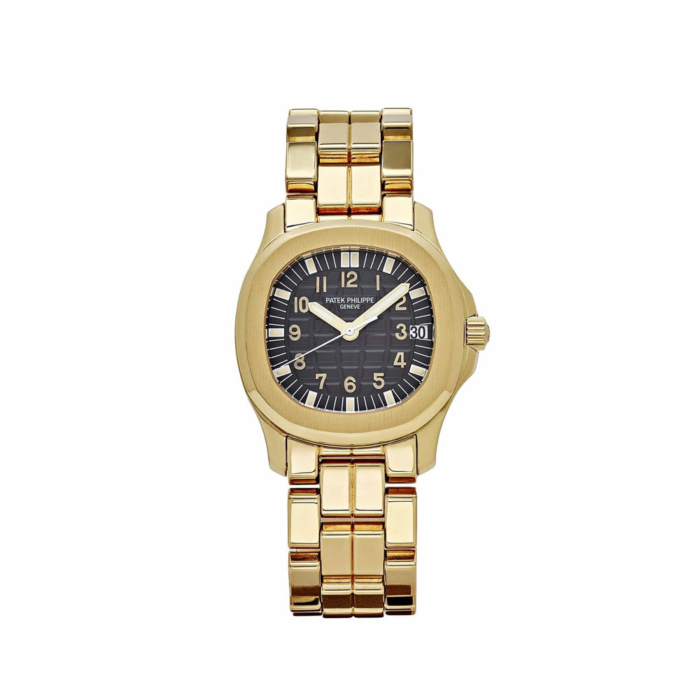 Patek Philippe Aquanaut 5066/1J Yellow Gold Black Dial - View 11