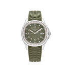 Patek Philippe Aquanaut Luce 5267/200A-011 'Ladies' Stainless Steel Green Dial Diamond Bezel - View 6