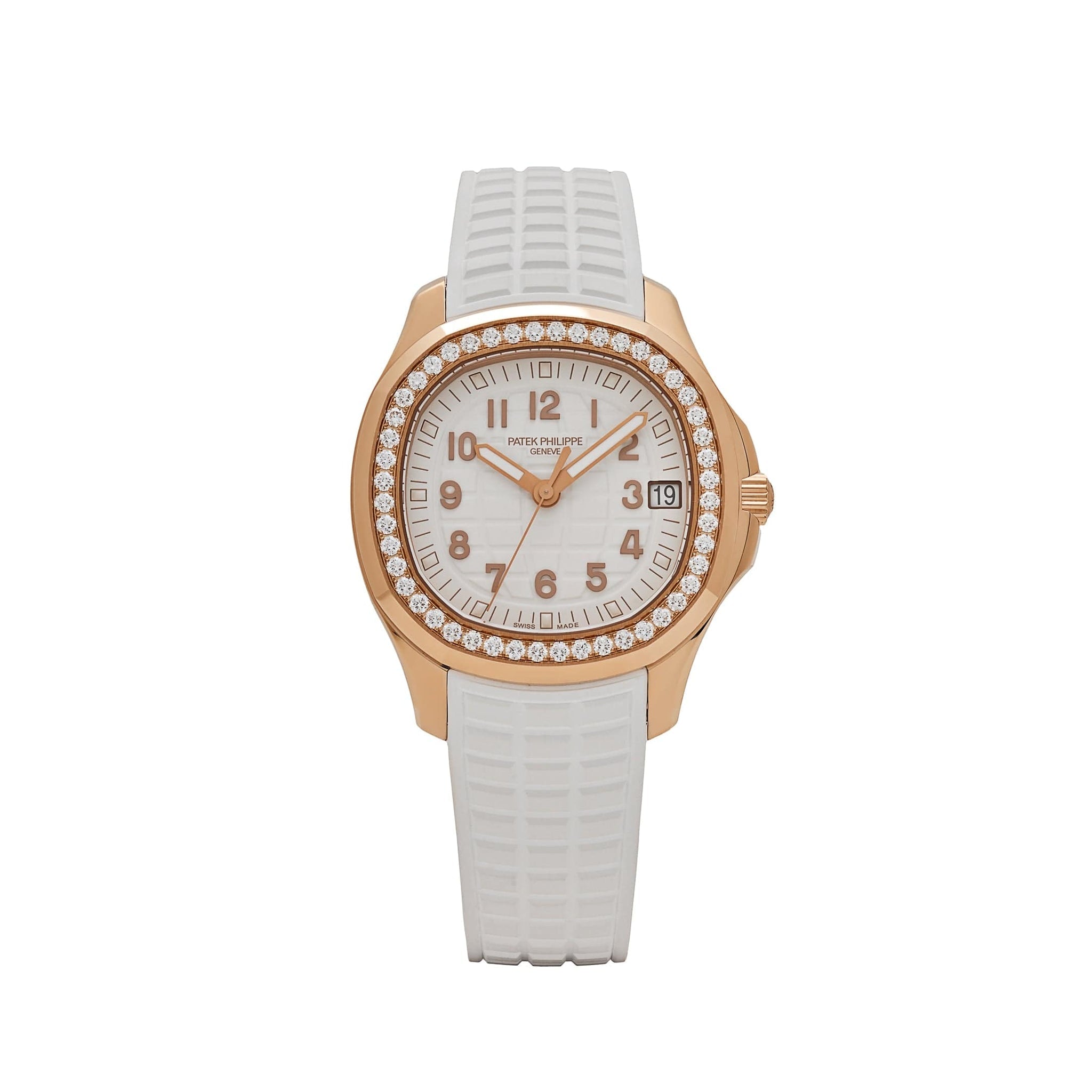 Patek Philippe Aquanaut Luce 5268/200R-001 Rose Gold Diamond Bezel White Dial (2022) - View 6