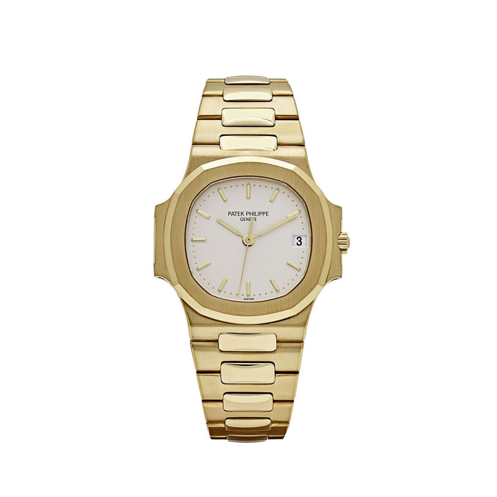Patek Philippe Nautilus 3800/1J-001 Yellow Gold White Dial (2000) - View 9