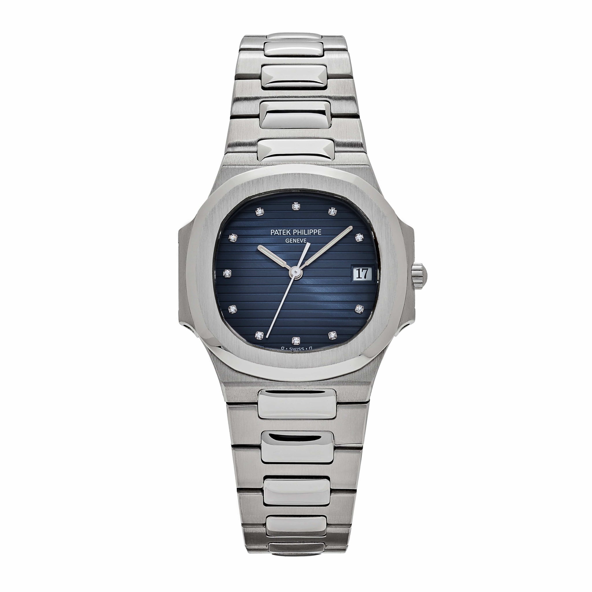 Patek Philippe Nautilus 3900/1A 'Ladies' Quartz Stainless Steel Blue Dial - View 2