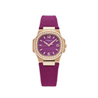 Patek Philippe Nautilus 7010R-013 'Ladies' Rose Gold Purple Dial Diamond Bezel (2024) - View 8