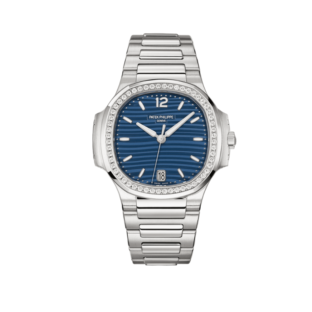Patek Philippe Nautilus 7118/1200A-001 'Ladies' Blue Dial Diamond Bezel (2021) - View 5