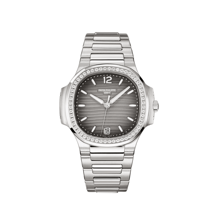 Patek Philippe Nautilus 7118/1200A-011 Ladies' Stainless Steel Gray Dial Diamond Bezel - View 3