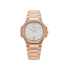 Patek Philippe Nautilus 7118/1200R-001 'Ladies Automatic Tiffany & Co.' Rose Gold Diamond Bezel - View 3