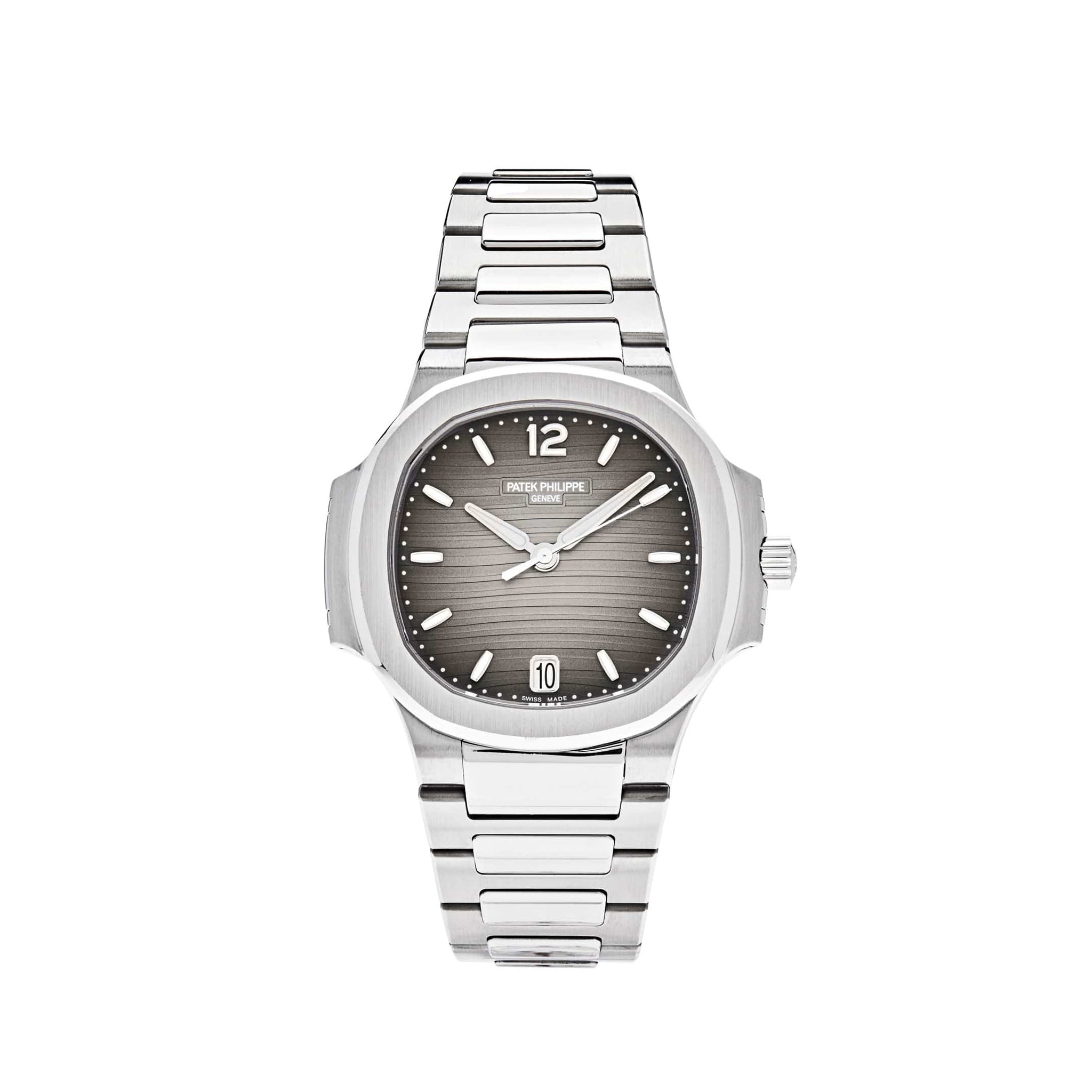 Patek Philippe Nautilus 7118/1A-011 'Ladies' Stainless Steel Smoke Grey Dial - View 3