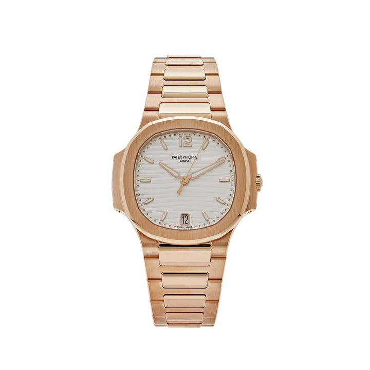 Patek Philippe Nautilus 7118/1R-001 'Ladies' Automatic Rose Gold Silvery Opaline Dial (2023) - View 6