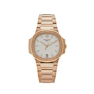 Patek Philippe Nautilus 7118/1R-001 'Ladies' Automatic Rose Gold Silvery Opaline Dial (2023) - View 6