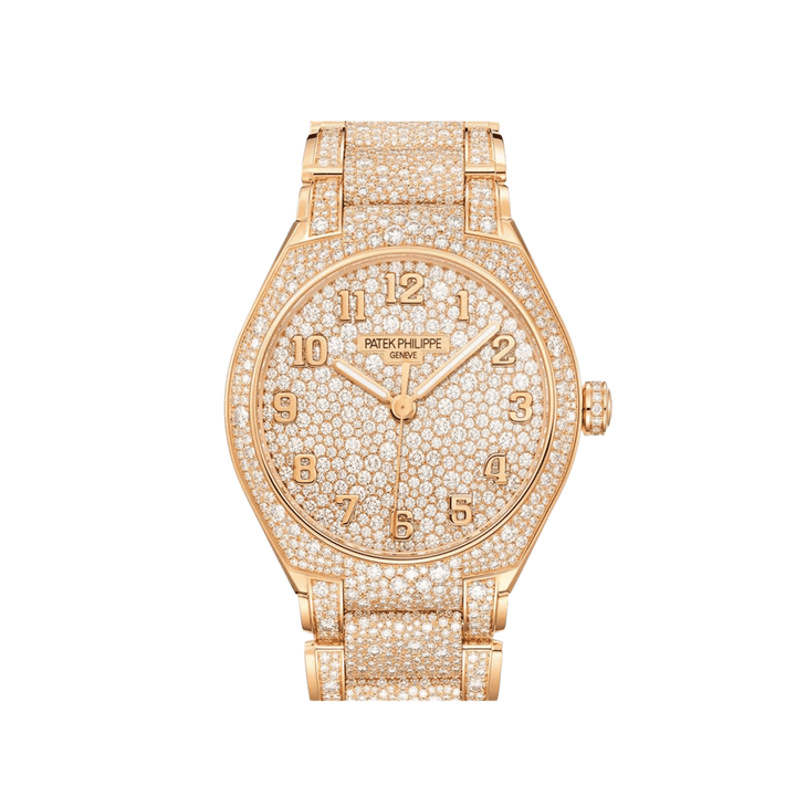 Patek Philippe Twenty-4 7300/1450R-001 'Señora' Cuarzo Oro Rosa con Engaste de Diamantes Pavé