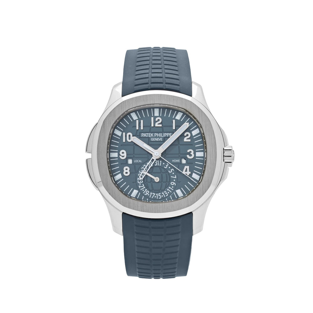 Patek Philippe Aquanaut 5164G-001 'Travel Time' White Gold Blue-Gray Dial (2024) - View 13