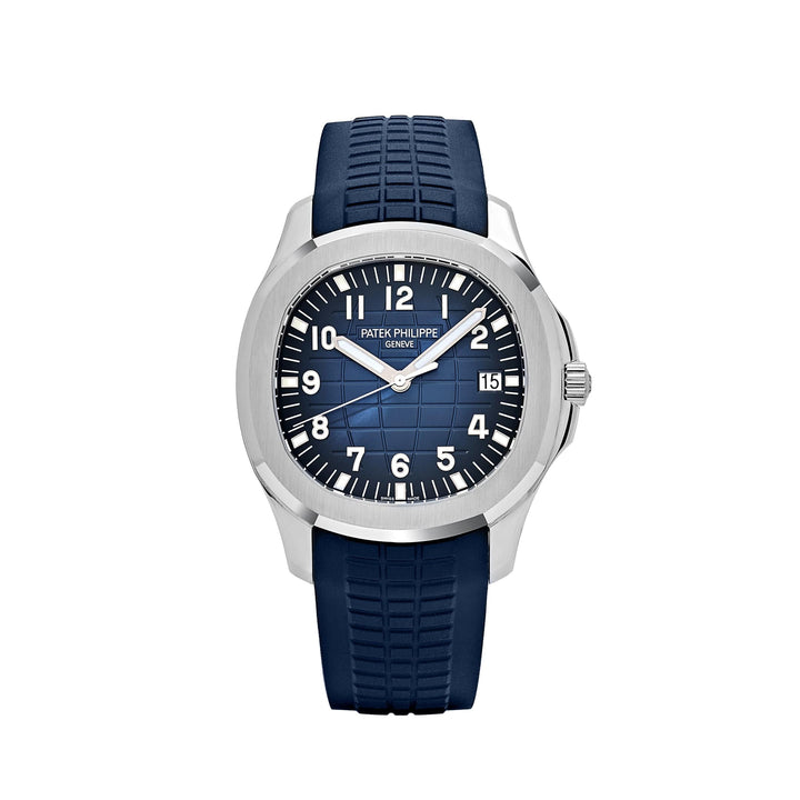 Patek Philippe Aquanaut 5168G-001 White Gold Blue Dial (2021) - View 13