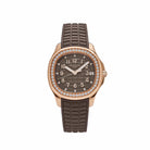 Patek Philippe Aquanaut 5268/200R-010 Rose Gold Taupe Brown Dial Diamond Bezel - View 6