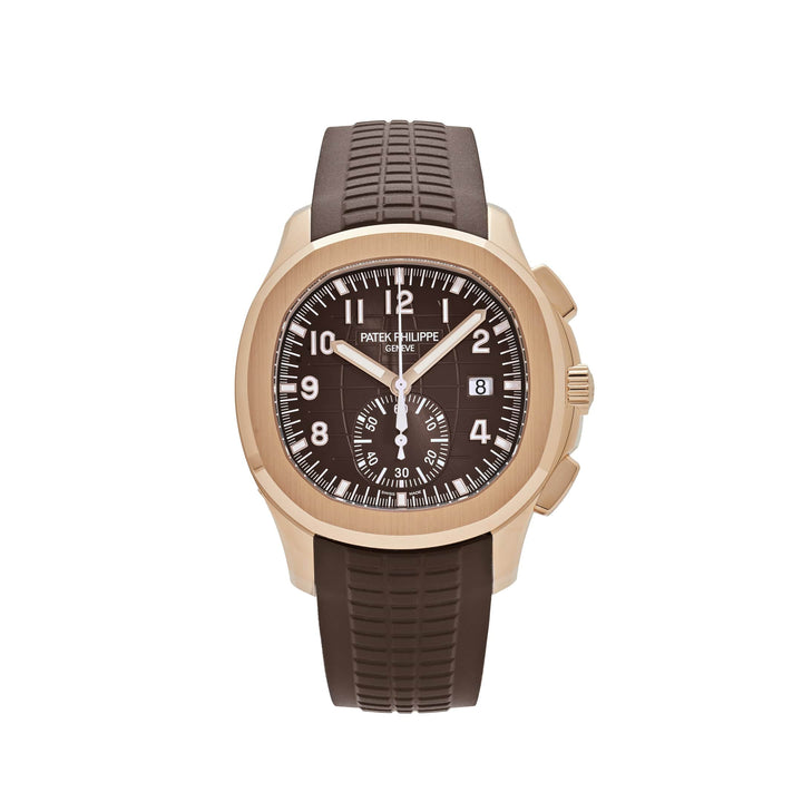 Patek Philippe Aquanaut 5968R-001 Chronograph Rose Gold Brown Dial (2025) - View 6