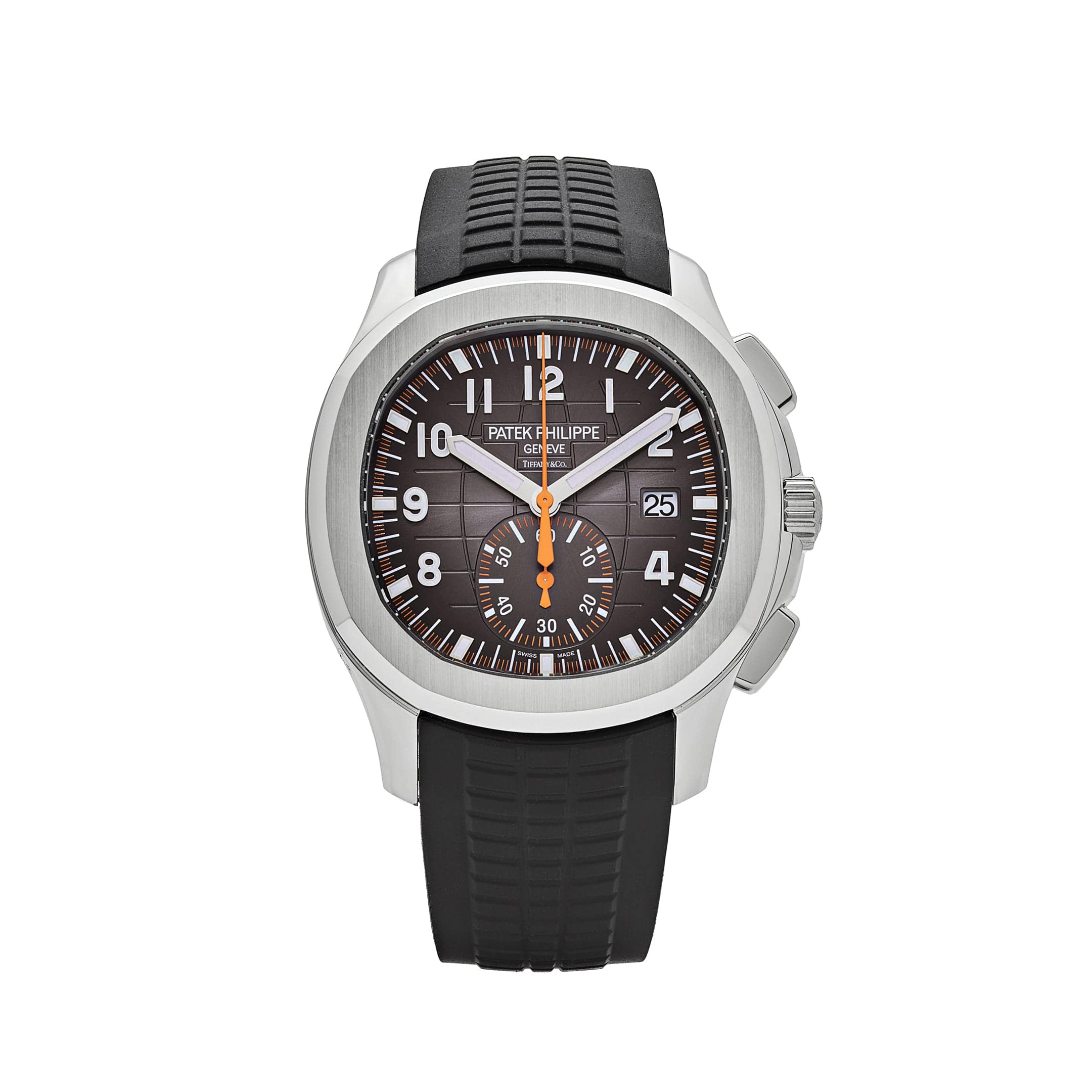 Patek Philippe Aquanaut Chronograph 5968A-001 'Tiffany & Co.' Stainless Steel Black Dial (2023) - View 13