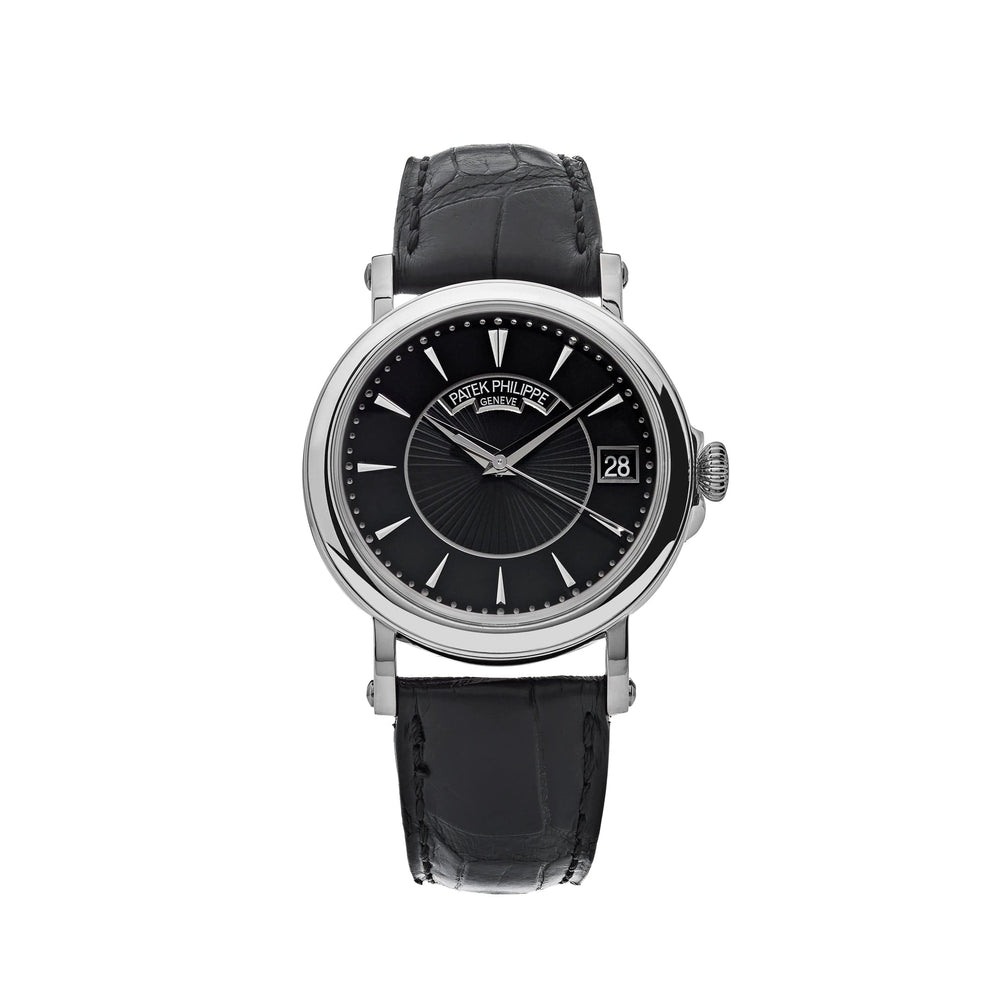 Patek Philippe Calatrava 5153G-001 Date White Gold Black Dial - View 13