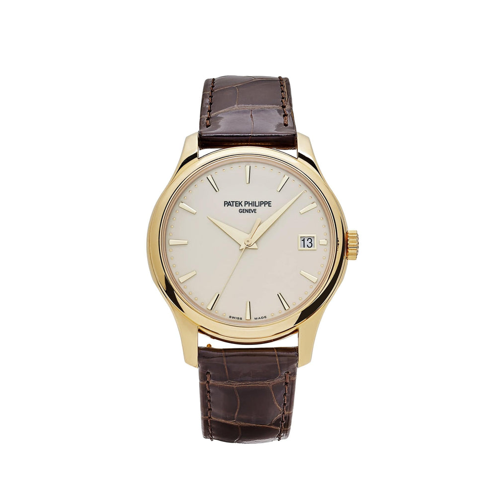 Patek Philippe Calatrava 5227J-001 Yellow Gold Lacquered Ivory Dial - View 13