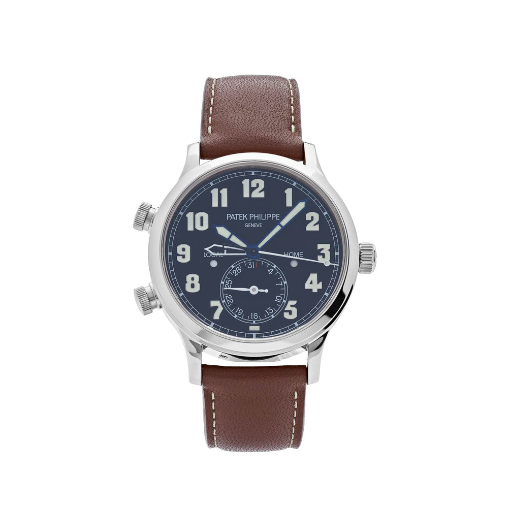 Patek Philippe Calatrava 5524G-001 'Pilot' Travel Time White Gold (2023) - View 13