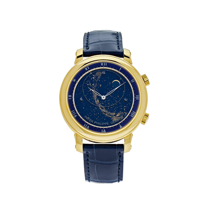 Patek Philippe Celestial Grand Complications 5102J-001 Sky Chart Yellow Gold Blue Dial - View 13