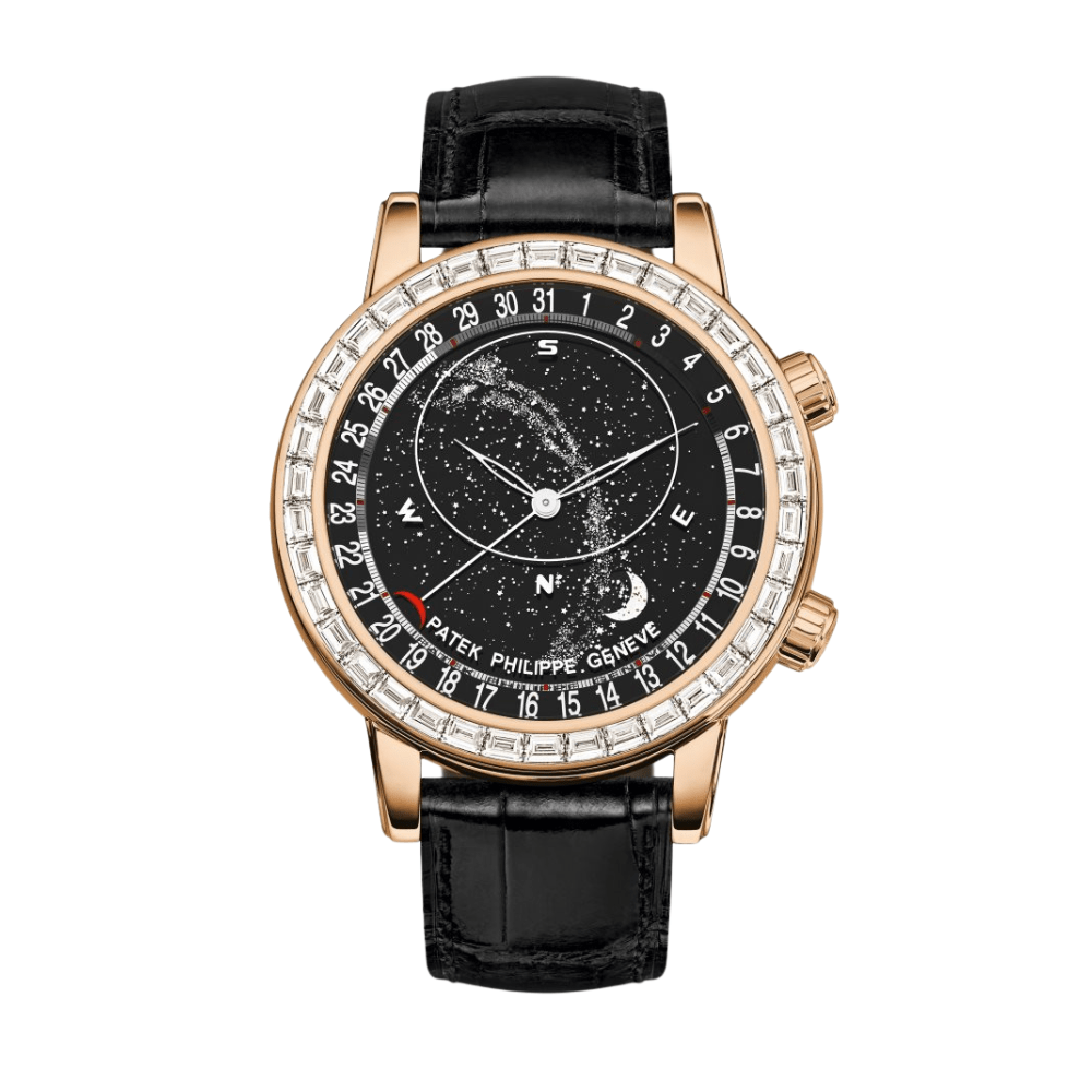 Patek Philippe Celestial Grand Complications 6104R-001 Rose Gold Diamond Bezel Black Dial - View 6