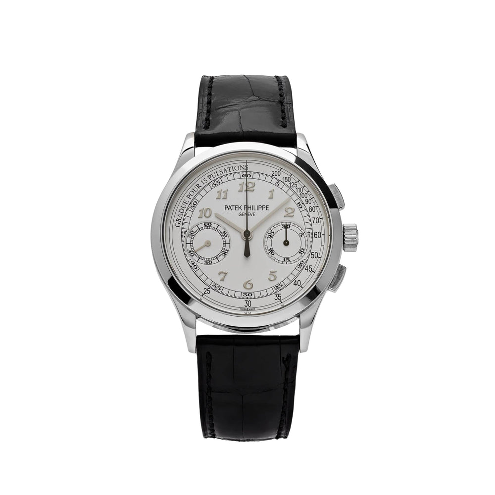 Patek Philippe Chronograph 5170G-001 White Gold White Dial - View 12
