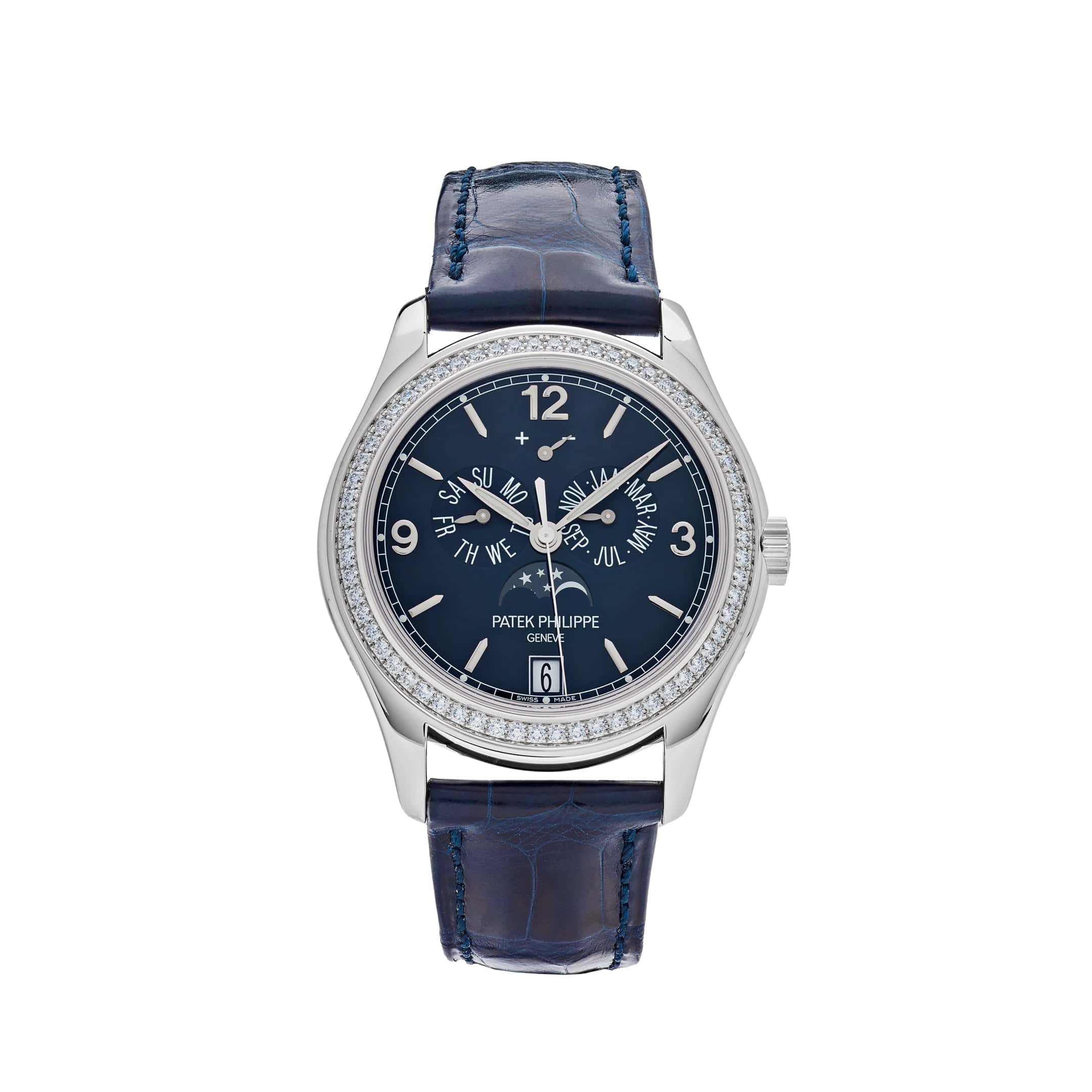 Patek Philippe Complications 5147G-001 Diamond Bezel Annual Calendar Moon Phases (2023) - View 13