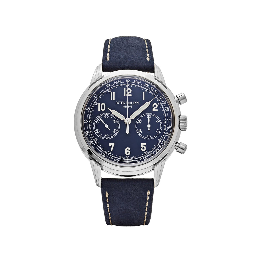 Patek Philippe Complications 5172G-001 Chronograph White Gold Blue Dial - View 13