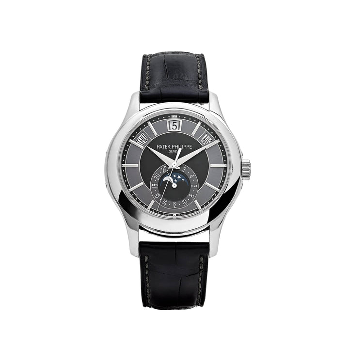 Patek Philippe Complications 5205G-010 Annual Calendar White Gold Black Dial - View 14