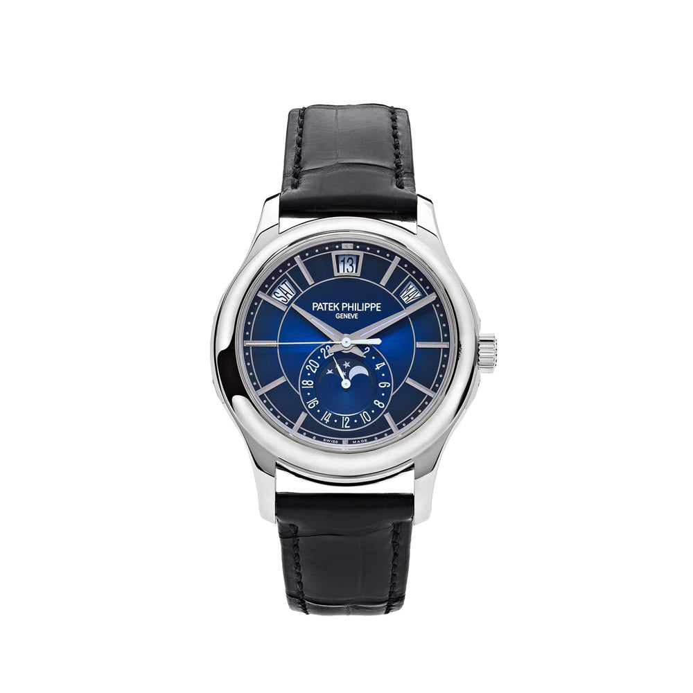 Patek Philippe Complications 5205G-013 Annual Calendar White Gold Blue Dial (2025) - View 14