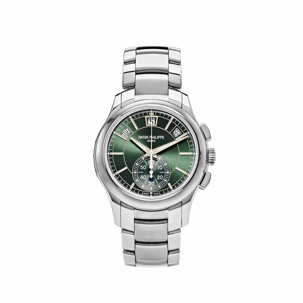 Patek Philippe Complications 5905/1A-001 Annual Calendar Flyback Chronograph Green Dial - View 13