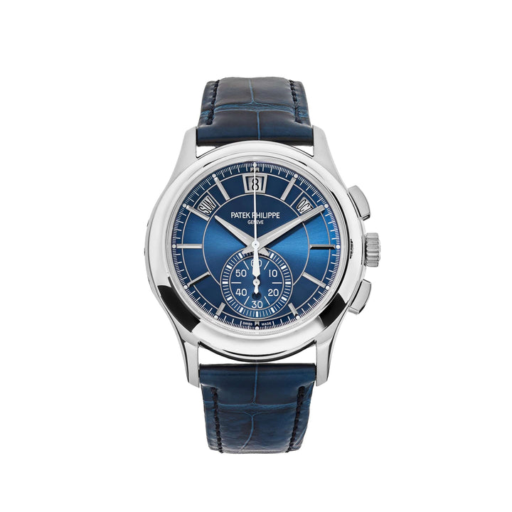Patek Philippe Complications 5905P-001 Platinum Blue Dial Annual Calendar - View 13