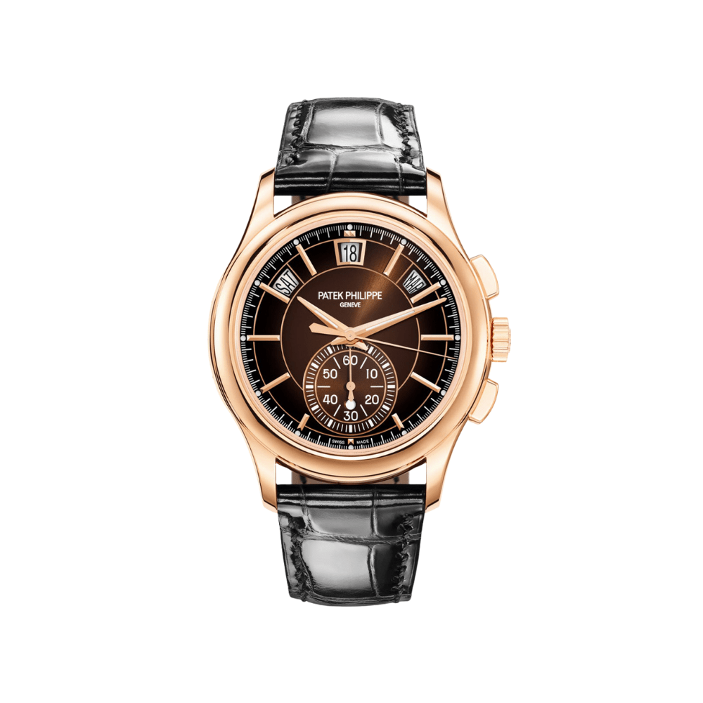 Patek Philippe Complications 5905R-001 Annual Calendar Flyback Chronograph Rose Gold Brown Dial - View 3