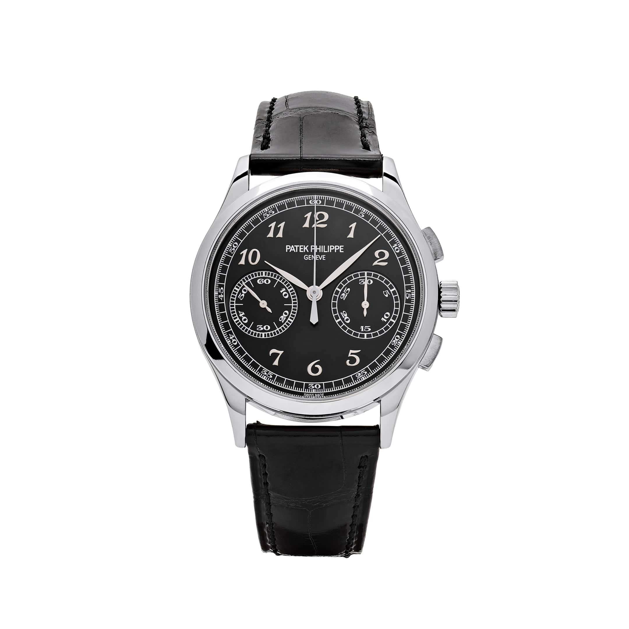 Patek Philippe Complications Chronograph 5170G-010 White Gold Black Dial - View 12