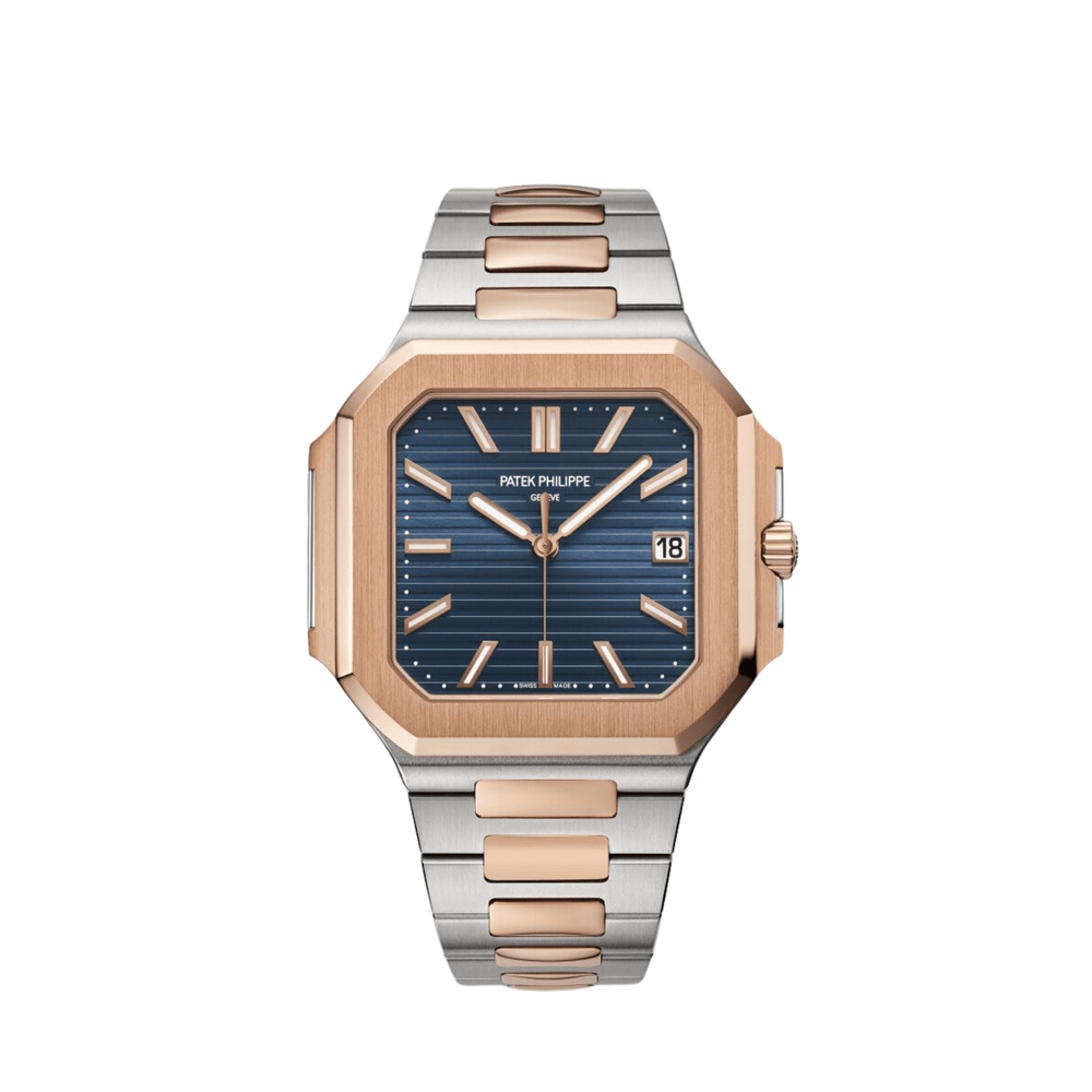 Patek Philippe Cubitus 5821/1AR-001 Stainless Steel Rose Gold Blue Dial (2025) - View 13