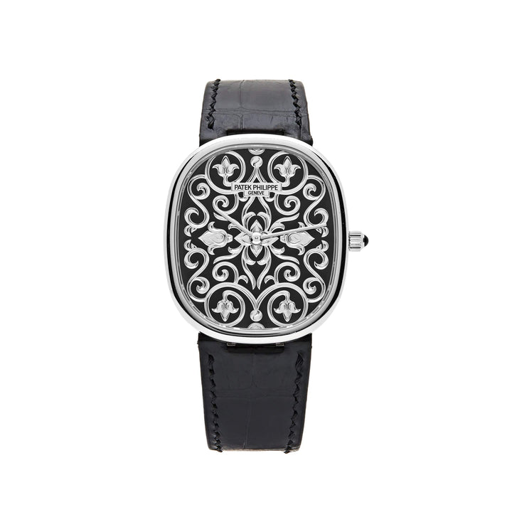 Patek Philippe Golden Ellipse 5738/51G-001 White Gold Engraved Dial - View 13