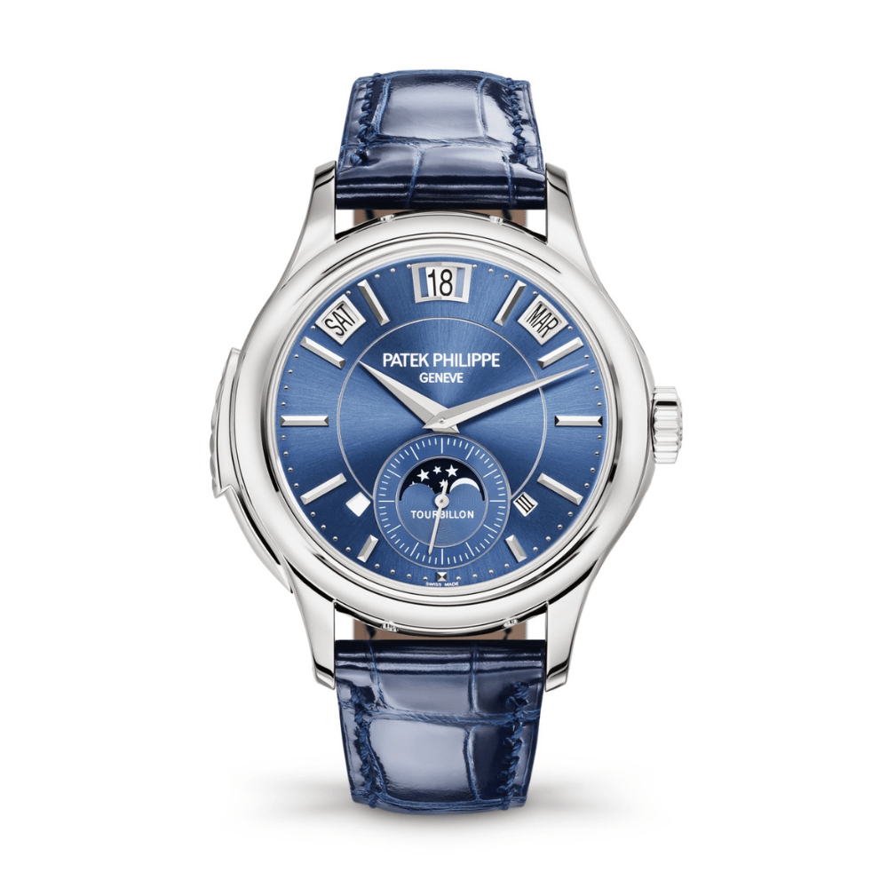 Patek Philippe Grand Complications 5207G-001 Tourbillon Minute Repeater Perpetual Calendar White Gold Blue Dial - View 6