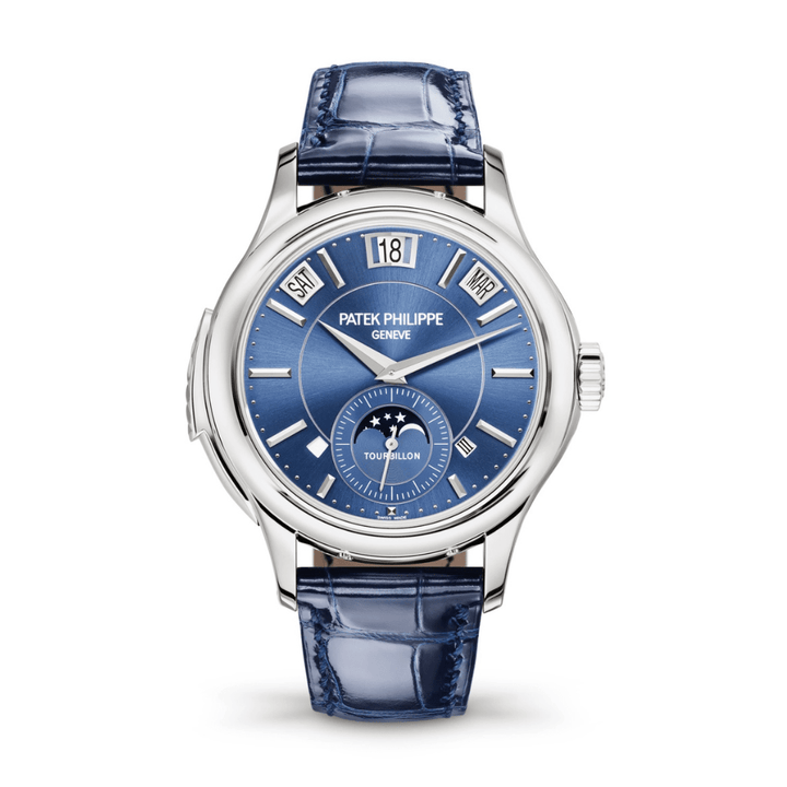 Patek Philippe Grand Complications 5207G-001 Tourbillon Minute Repeater Perpetual Calendar White Gold Blue Dial - View 6