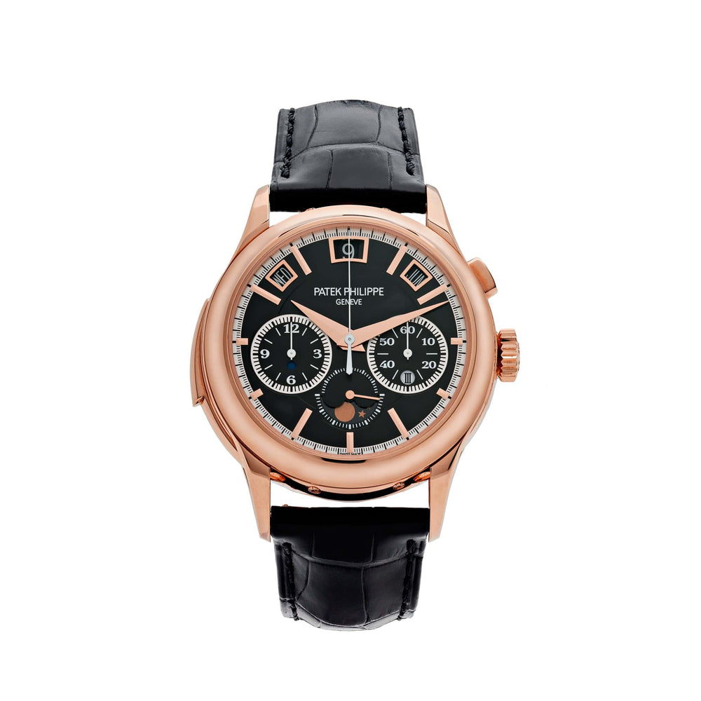 Patek Philippe Grand Complications 5208R-001 Minute Repeater Perpetual Calendar Rose Gold Black Dial - View 13