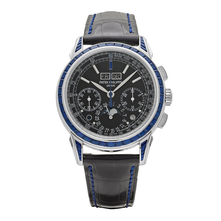 Patek Philippe Grand Complications 5271/11P-001 Moon Phases Platinum Black Dial Sapphire Bezel - View 13